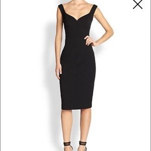 Black Halo Seamed Dress